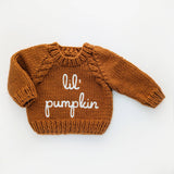 Lil' Pumpkin Sweater by Huggalugs - Front View
