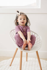 Bamboo Henley Romper by Little Joy Co. - View 25