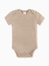 Classic Short Sleeve Bodysuit | Organic Cotton by Colored Organics - Close-Up