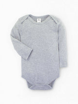 Classic Long Sleeve Bodysuit | Organic Cotton by Colored Organics - Detail View