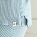 Honeysoft Thermal Lyocell Pajamas - Mountain Blue by The Honey and Bro Co. - Back View