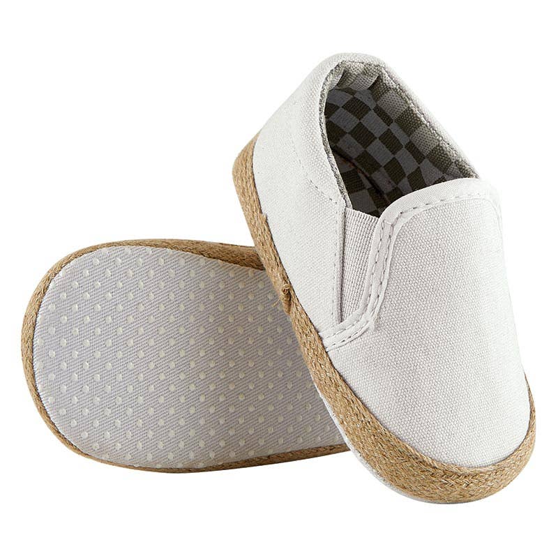WHITE SLIP-ON SANDALS by Stephan Baby by Creative Brands - Back View - Easter Baby Clothing