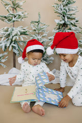 Tiny Trees Ribbed Bamboo Kids' 2-Piece Pajama Set, view 3