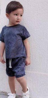 Tie-dye Playtime Set by The Honey and Bro Co. - Front View