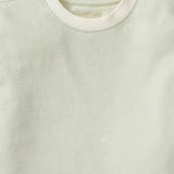 Organic Cotton Color Block Tee and Shorts - Back View