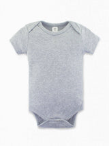 Classic Short Sleeve Bodysuit | Organic Cotton by Colored Organics - Flat Lay