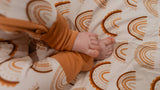 Boho Rainbow Bamboo Pajamas - Flat Lay