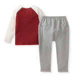 Thermal Organic Boy Tee & Pants Set by The Honey and Bro Co. - Lifestyle View