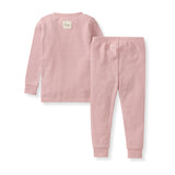 Honeysoft™ Thermal Lyocell Pajamas | Persian Rose Toddler by The Honey and Bro Co. - Lifestyle View