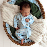 Taking Flight Organic Snugglesuit Convertible Romper - Footed View