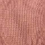 Dusty Rose Organic Cotton Waffle Knit Romper by The Honey and Bro Co. - Lifestyle View