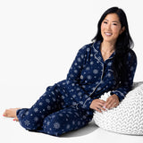 Snowflake Bamboo Women's Pajama Set by Bellabu Bear - Packaging View