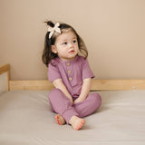 Bamboo Henley Romper by Little Joy Co. - View 22