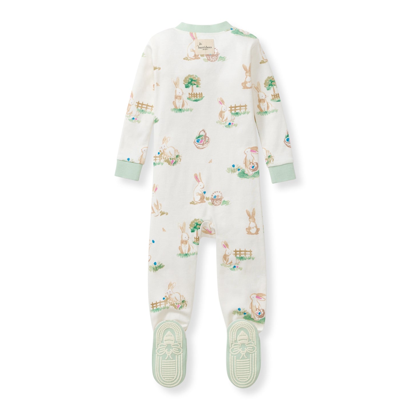 Bunny Egg Hunt Organic Cotton Sleeper | Easter - Baby & Toddler Clothing | The Honey and Bro Co