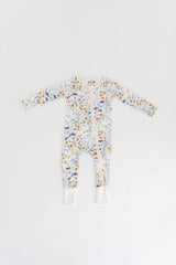 Soft Floral Convertible Bamboo Zippy by Stroller Society - Front View