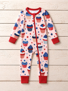 Stars & Sprinkles Soluna™ Bamboo Convertible Zippy Pajama