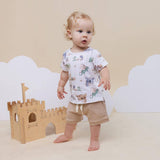 Dragon Organic Cotton Baby & Toddler Tee - Dragon Print Detail