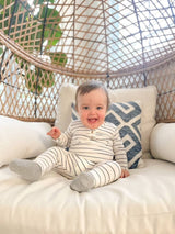 Black Stripe Baby Outfit - Styled with Accessories