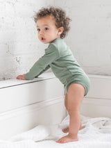 Classic Long Sleeve Bodysuit | Organic Cotton by Colored Organics - View 12