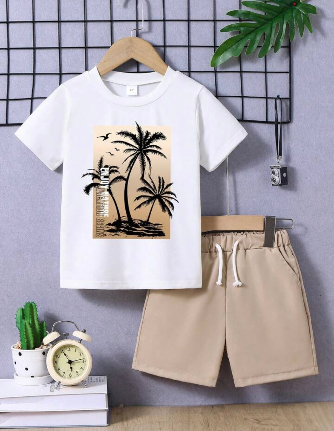 Summertime Short Set by The Honey and Bro Co. - Front View