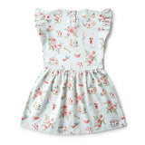 White Rabbit Organic Cotton Short Sleeve Dress by Snuggle Hunny - View 10 - Easter Baby Clothing