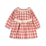 Holly Gingham Baby Dress & Bloomer - Flat Lay