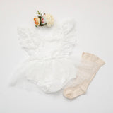 The Perfect Tutu Romper by The Honey and Bro Co. - Front View