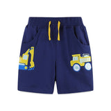 Boys car print cotton t-shirt and shorts set - view 4 for toddlers 2Y-5Y