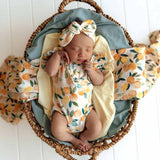Sunny Citrus Organic Cotton Frill Bodysuit - Packaging