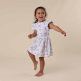 White Rabbit Organic Cotton Short Sleeve Dress by Snuggle Hunny - View 14 - Easter Baby Clothing