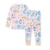 Easter Eggs Organic Cotton Two-piece Pajamas - Baby & Toddler Clothing | The Honey and Bro Co