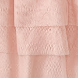 Organic Girl Sweatshirt Dress | Pink Ruffle by The Honey and Bro Co. - Back View
