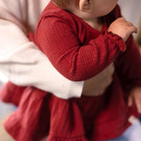 Dotted Rib Organic Cotton Dress by Burt's Bees Baby - Side View