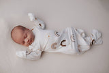 Rainbow Knotted Gown | Newborn by Three Little Tots - View 16 - Newborn Baby Clothing