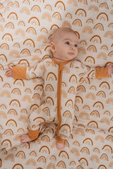 Bamboo Rainbow Footed Sleeper - Print Detail