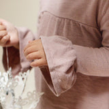 Little Button Organic Tunic & Pants Set by The Honey and Bro Co. - Back View