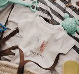 Make Waves Graphic Tee by Finn + Emma - Detail View - Organic Cotton Toddler Tee