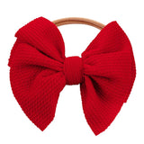 Red Headband & Socks Set | Baby Girl Valentine by Stephan Baby by Creative Brands - Back View