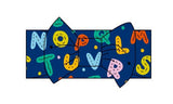 Alphabet Luxe Bow Headwrap | Hand-drawn Bamboo by Joan's - Back View