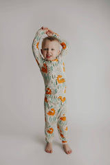 Dinosaur Modal Toddler Two-Piece Pajama Set by Three Little Tots - Additional View