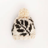 Leaf Print Beanie Hat by The Honey and Bro Co. - Front View