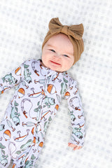 Finn Bamboo Convertible Zip Romper by Elle & Mily - Detail View