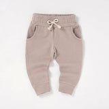 Organic Cotton Joggers | Smoky Salmon by The Honey and Bro Co - Back View