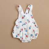 Patriotic Popsicle Romper by The Honey and Bro Co. - Back View