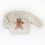 Gingerbread Sweater for Baby & Toddler by Huggalugs - Back View
