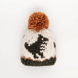 T-rex Loden Knit Beanie Hat by The Honey and Bro Co. - Front View