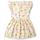 Beach Fun organic cotton dress styled outfit
