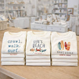 Make Waves Graphic Tee by Finn + Emma - Lifestyle View - Organic Cotton Toddler Tee