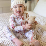 Sunrise Slopes Organic Cotton Two-Piece Pajamas by The Honey and Bro Co. - Back View