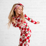 Berry Sweet Strawberry Pajamas - Styled on Child